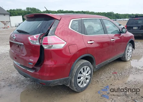 2014 Nissan Rogue S z USA, uszkodzony, nr VIN 5N1AT2MV6EC794677